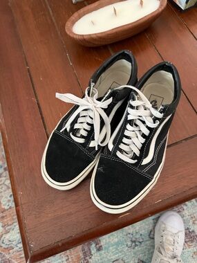 Vans Black and White Old Skool Sneakers
